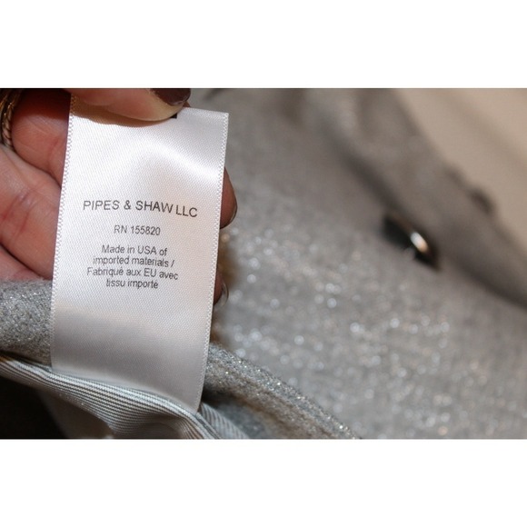 VERONICA BEARD Dickey Jacket ORIA Silver Grey‎ Wool Women Blazer Jacket Size 2 - Picture 13 of 14